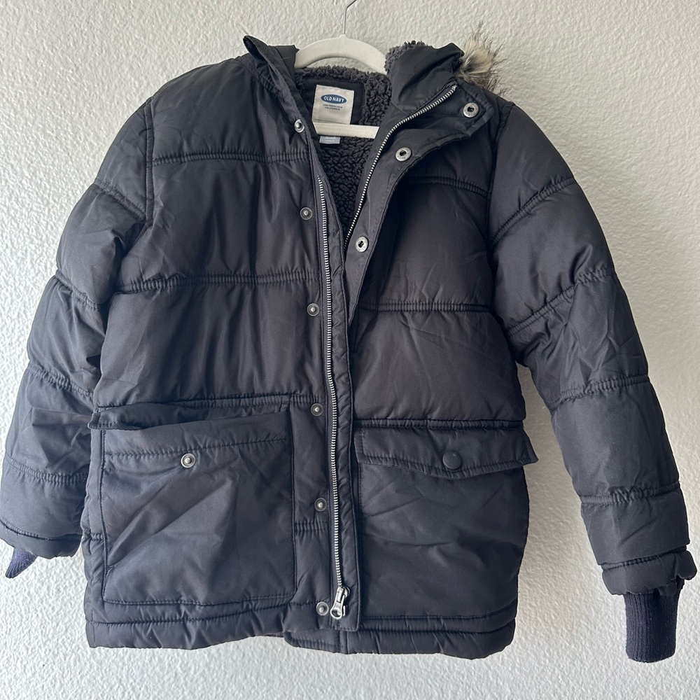 Puffer jacket size 6/7 years